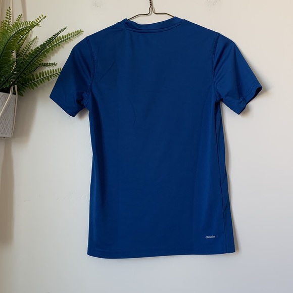 Adidas Boy’s Climalite Horizontal Logo Tee - Picture 5 of 6